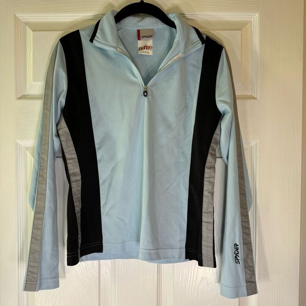Spyder Quarter Zip Lightweight Layering Shirt Long Sleeve Women’s Size 6